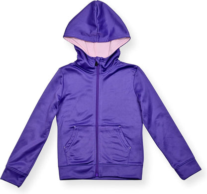 Girls Leggings and Fleece Hooded Sweatshirt Hoodie 2 Piece Set