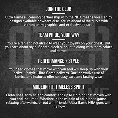 Men'S NBA Official Primo Metallic Fleece Hoodie Sweatshirt, New Orleans Pelicans, Black, Small