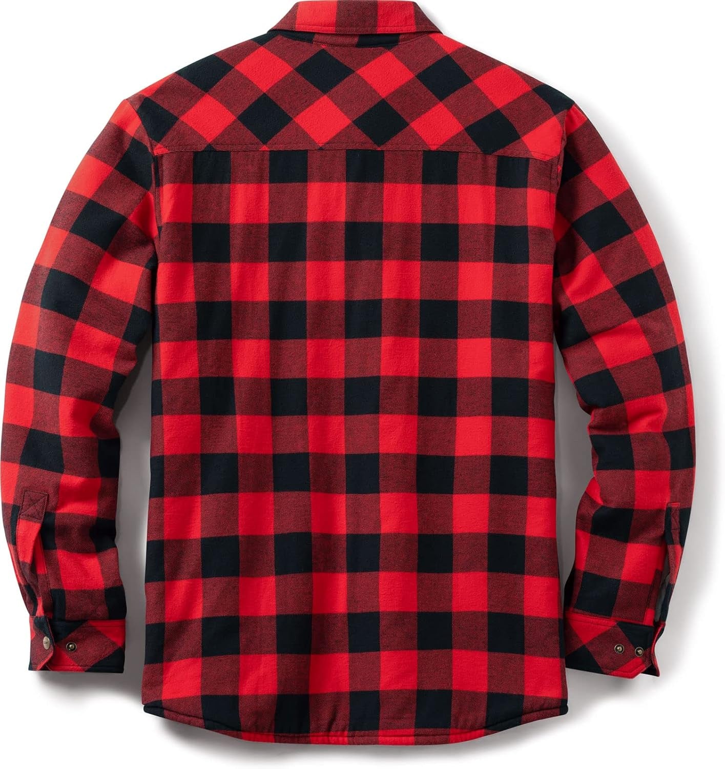 Men'S Flannel Shirt Jacket Long Sleeve, Winter Warm Outdoor Casual Plaid Jacket Coat with Pockets