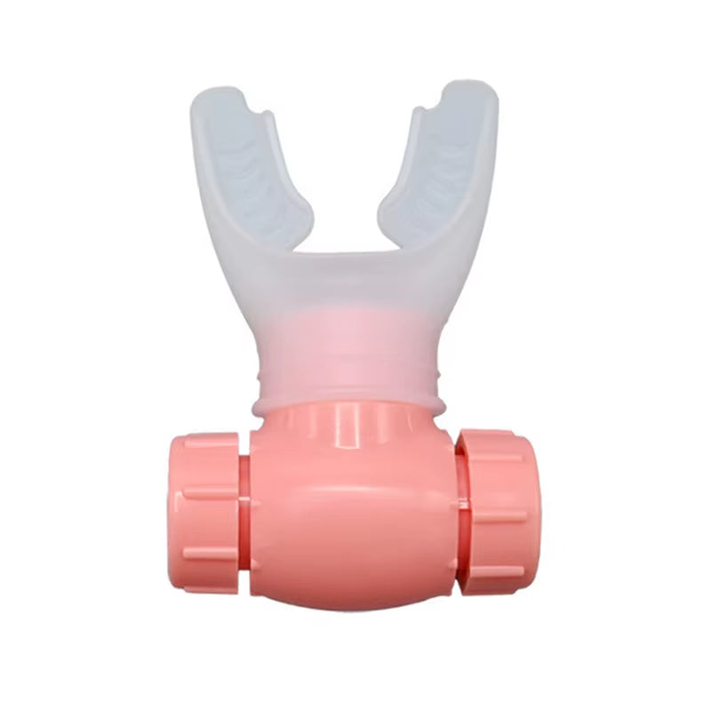 New Sports Breathing Trainer Portable Lung Capacity Abdominal Breathing Trainer with Adjustable Intensity Knob Improve Strength